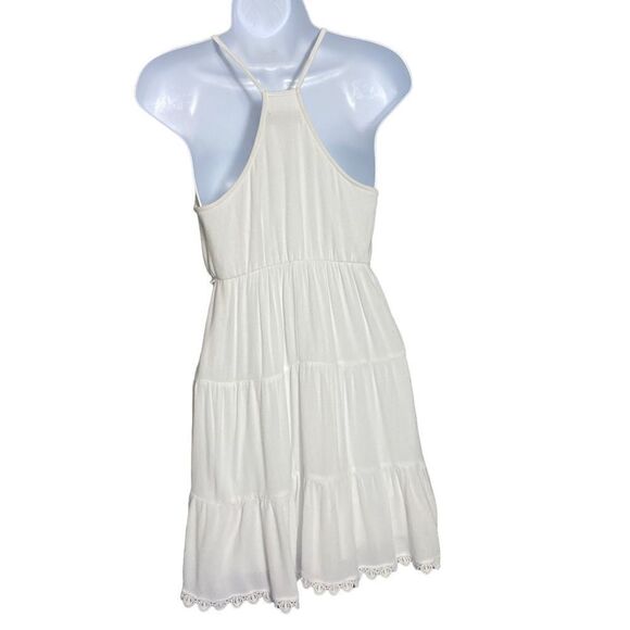 Sequin Hearts White Dress GUC Size: S - Picture 2 of 8